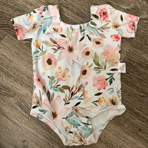 Lil Faye Toddler Floral Leotard Size 2T